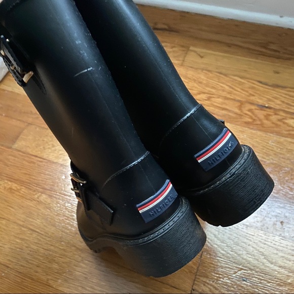 Women’s Black Tommy Hilfiger Boots - Picture 4 of 10